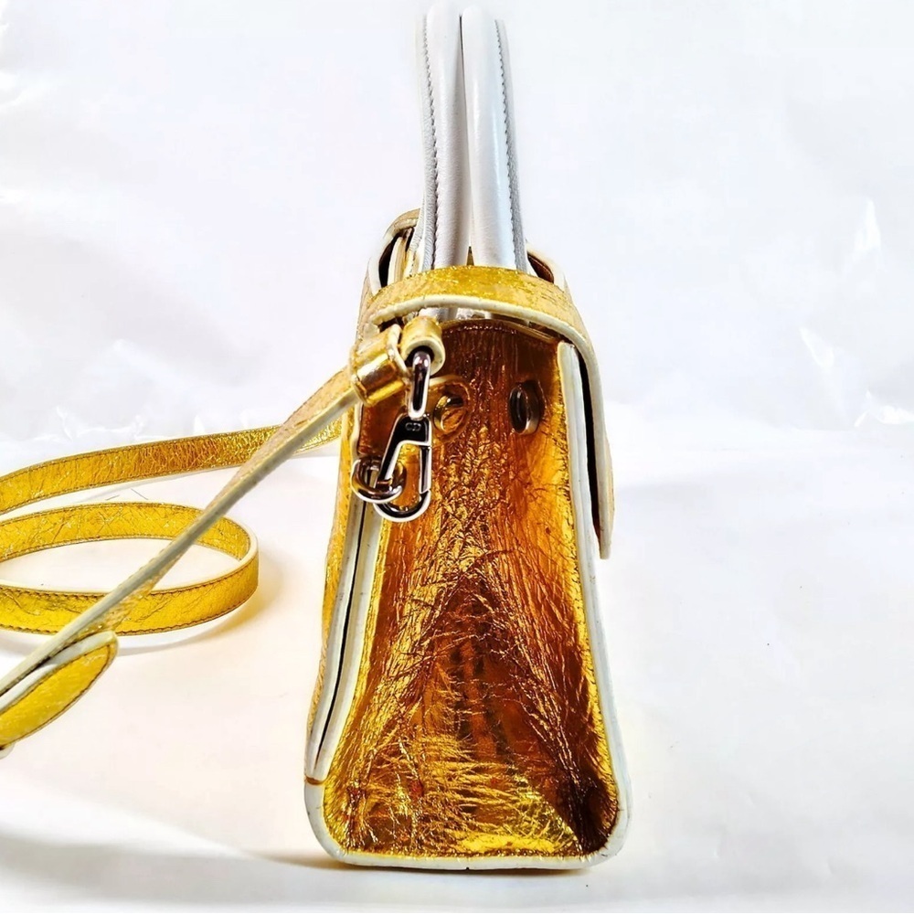 Christian Dior Diorever gold foil bag. Beautiful! With strap. - Picture 3 of 11
